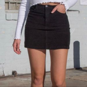 Black brandy Melville denim skirt